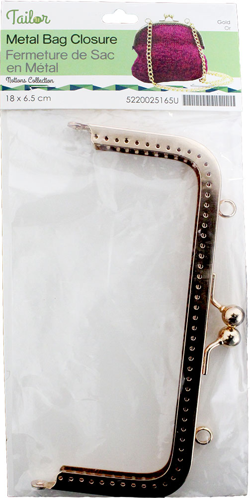 Pattern guide sheet for Metal Bag Closure 5220025165 18x6.5cm