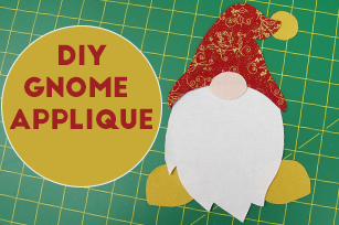 Christmas Gnome Quilting Applique