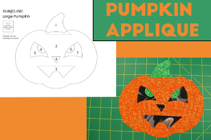 DIY Pumpkin Quilting Applique