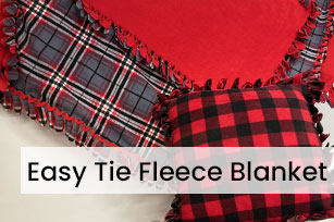 Easy Tie Fleece Blanket