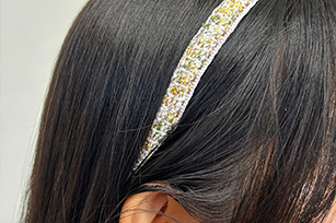 Chenille Trim Headband