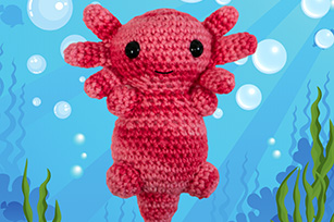Crocheted Axolotl