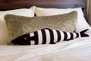 Stella the Sardine Pillow