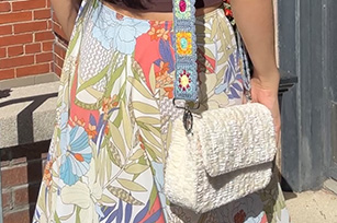 Granny Square Purse Strap