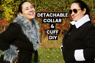 Detachable Collar and Cuffs