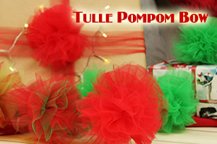 Tulle Pompom Bow