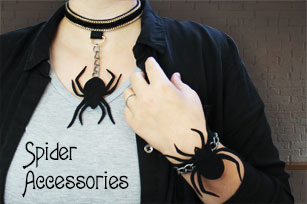 DIY Spider Fashion Accessories