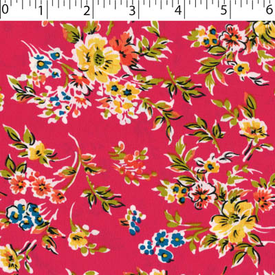   fashion fabric with flowers