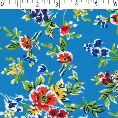 fashion fabric with flowers