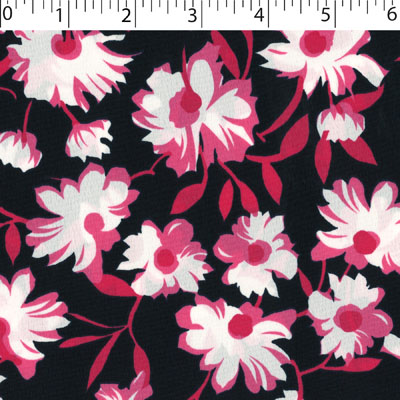  fashion fabric with flat flowers