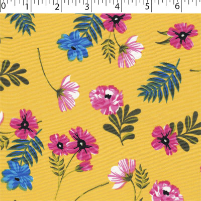 fashion fabric with flowers 