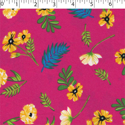 fashion fabric with flowers