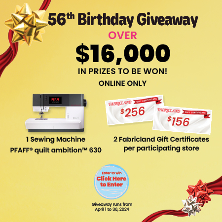 It's our 56th Birthday and we're celebrating! Over $16,000 in prizes up for grabs. Click here to enter for your chance to win.