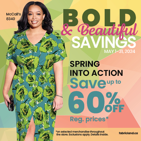 Enjoy Bold & Beautiful Savings during this month’s sale, on now until May 31, 2024.