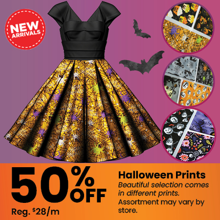 Halloween prints for all your spooky crafts. 50% off our regular prices.