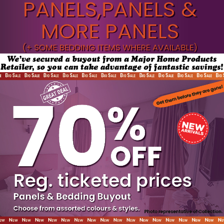 Panels, Panels & More Panels. 70% off the regular ticketed prices.