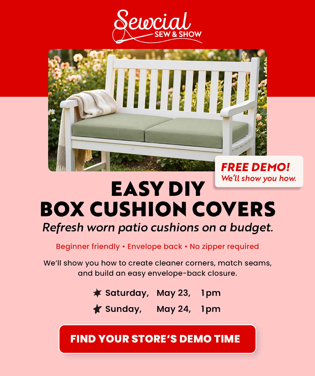 Click to fine your store's demo time.