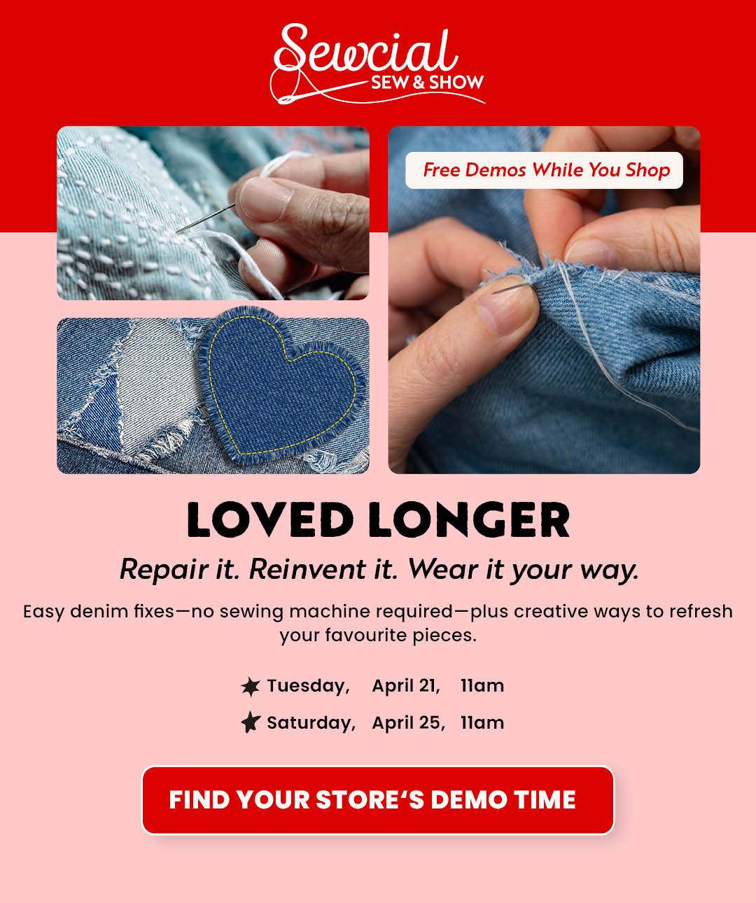 Click to fine your store's demo time.