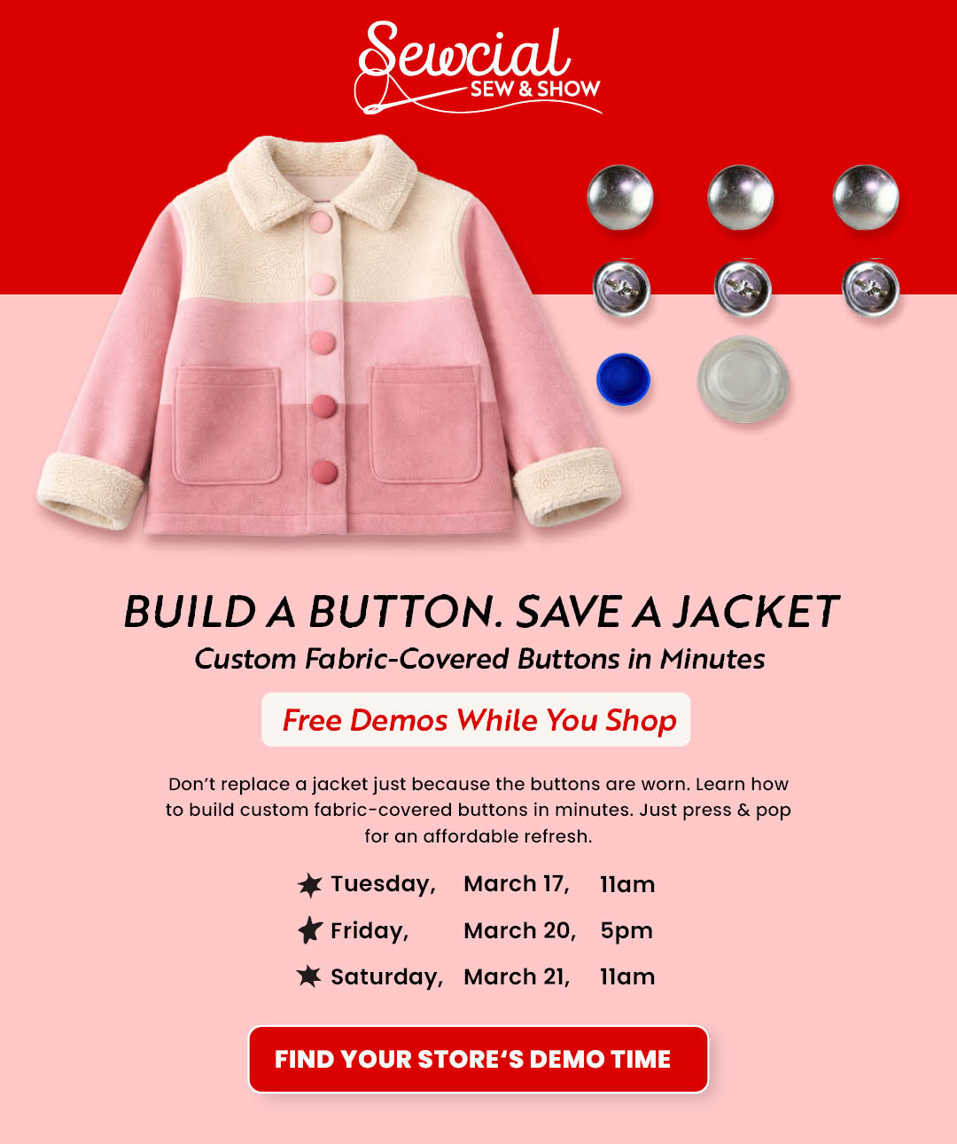 Click to fine your store's demo time.