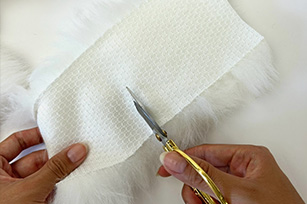 How to Cut Faux Fur with Less Mess!