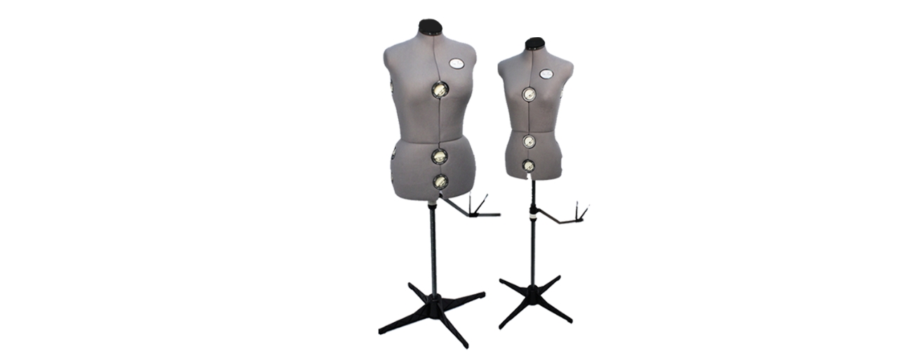 PDM WORLDWIDE Beige Adjustable Dress Form Mannequin for Sewing